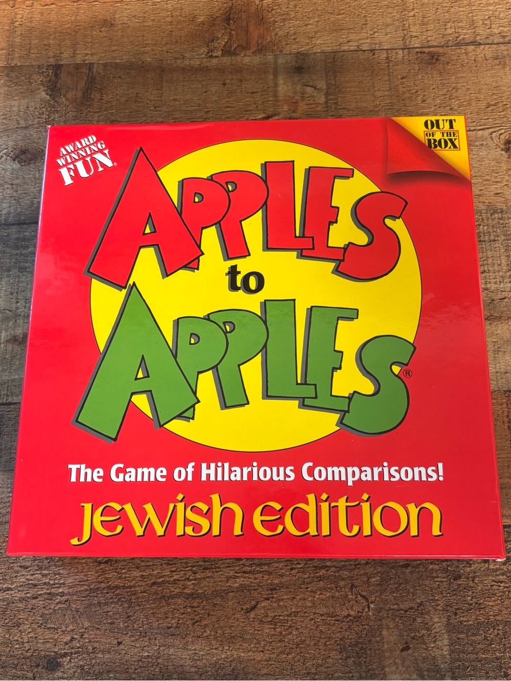 Apples To Apples: Jewish Edition The Game of Hilarious Comparisons 2006 Complete